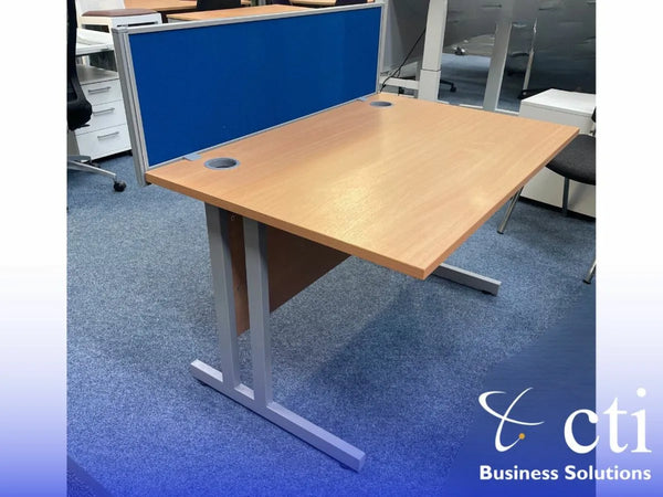 Beech Office Desk - 1200mm - Ex-Corporate, Grade A