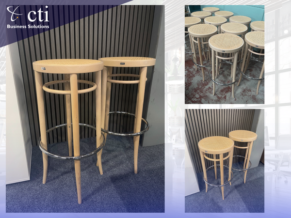 THONET High Stool - Grade A (Ex-Corporate)