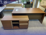 Parnell Executive Desk, Cosmopolitan Executive Chair & Side Unit