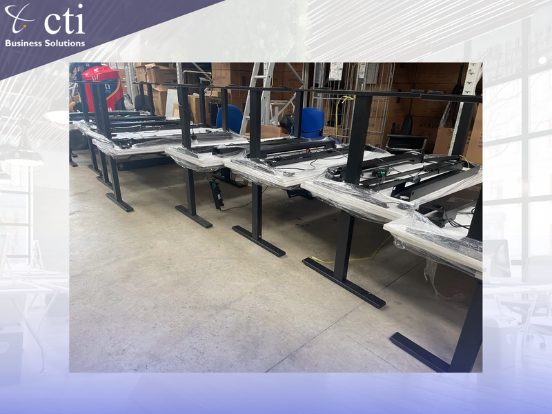 "Haworth" Electric Height Adjustable Desk - Ex-Corporate ~ Grade A