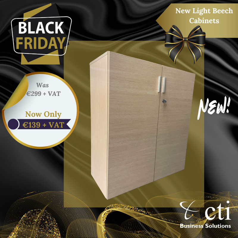 New Light Beech Storage Cabinets