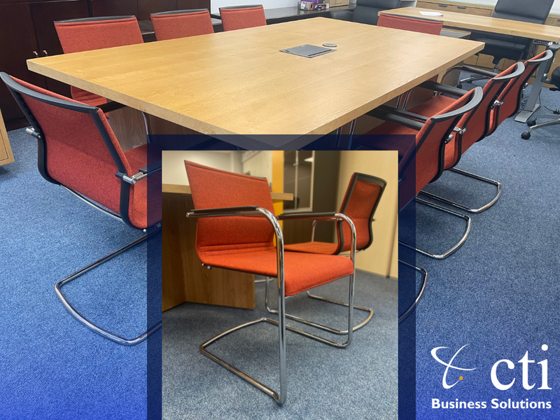 ICF Stick Cantilever Meeting Chairs - Grade A