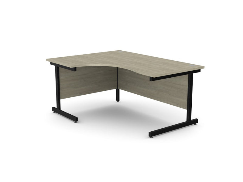 Ashford Metal Leg Crescent Desk - Custom Design Ref: J9S2G7