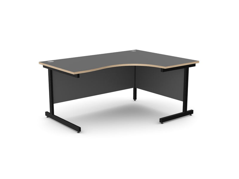 Ashford Metal Leg Crescent Desk - Custom Design Ref: RGCRS3
