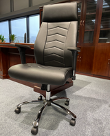 BFS - Parnell Executive Desk, Bally Executive Chair & Side Unit