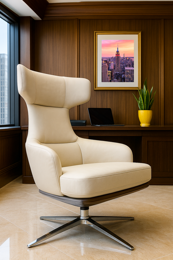 The Carriage Wingback Chair ~ Inspired By Vitra Grand Repos Chair