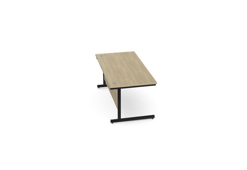 Urban Oak Straight Office Desk