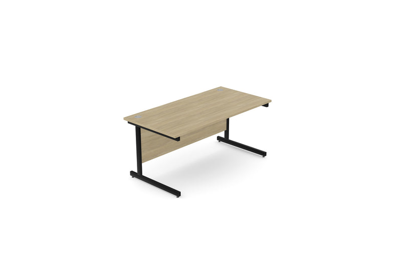 Urban Oak Straight Office Desk