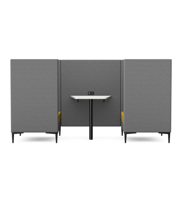 ELEMENT - Two Seat Highback Booth with Table