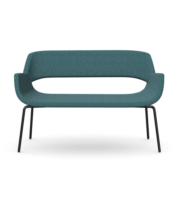 FIELDER - Two Seat Sofa, 4 Metal Legs