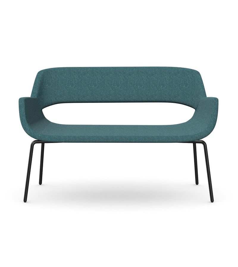 FIELDER - Two Seat Sofa, 4 Metal Legs