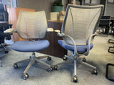 Humanscale Liberty Chairs ~ Grade A, Ex-Corporate ~ Grey/Blue