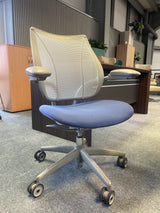 Humanscale Liberty Chairs ~ Grade A, Ex-Corporate ~ Grey/Blue