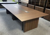 Parnell Walnut Boardroom Table & Borgata Boardroom Chair Bundles