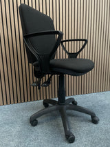 Black Adjustable Office Chair - Grade A - Ex-Corporate