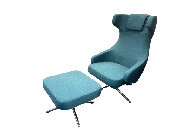 The Skyline Chair - Inspired By Vitra Grand Repos (Turquoise)