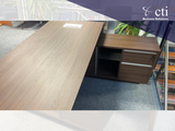 Parnell Executive Desk, Bally Executive Chair & Side Unit