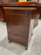 Conrad Walnut Veneer Executive Desk