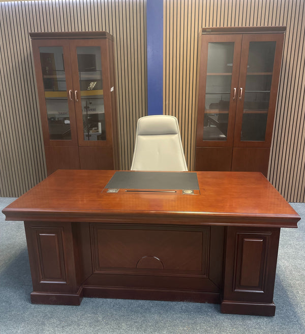Conrad Walnut Veneer Executive Desk