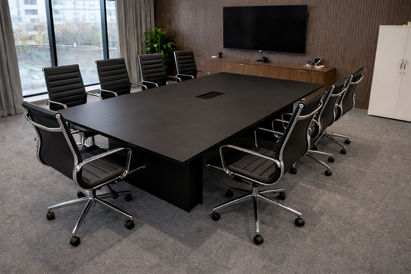 Parnell Anthracite 2.4mtr Boardroom Table – CTI Business Solutions