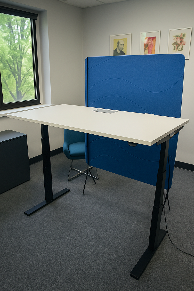 "Haworth" Electric Height Adjustable Desk - Ex-Corporate ~ Grade A