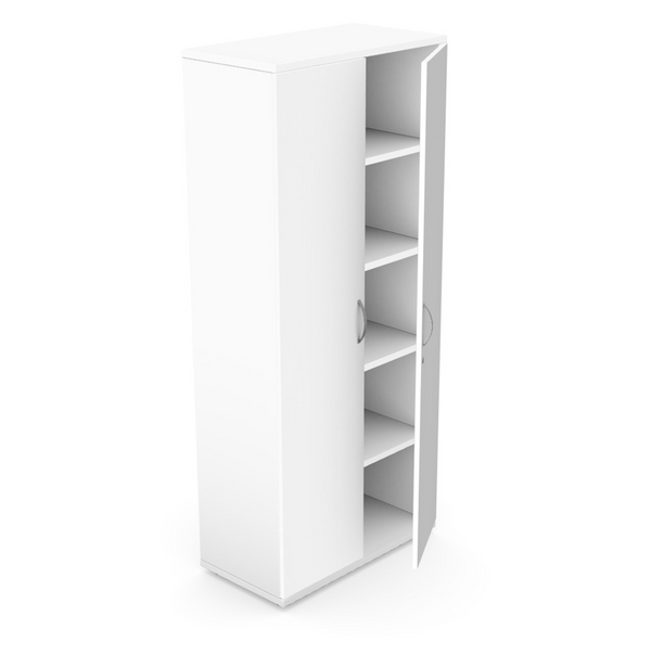 Tall White Storage Cupboard