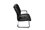 Black Leather Rio Boardroom Chair