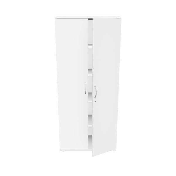 Tall White Storage Cupboard