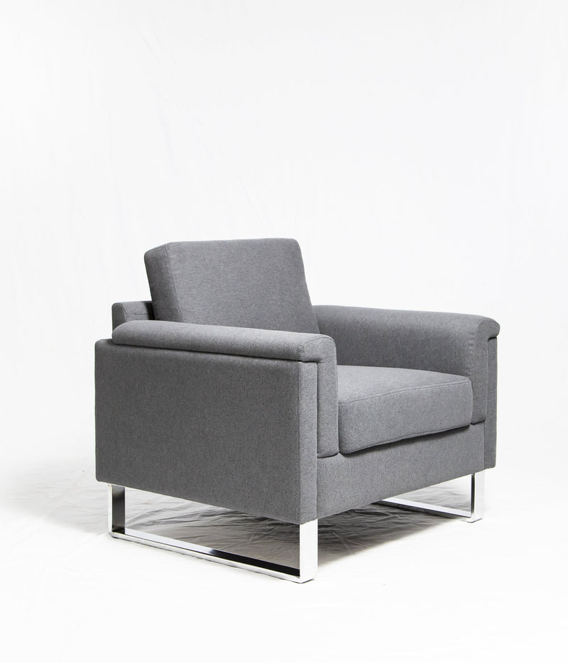 The Delano Reception Single Seater Grey