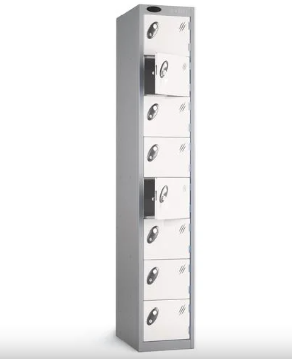 Probe Eight Door ACTIVECOAT Lockers (White)