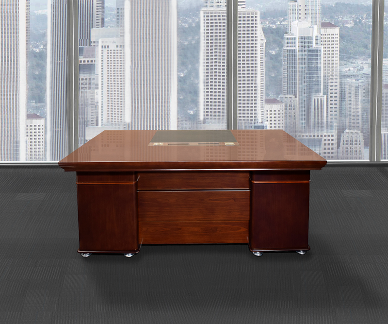 Merrion Walnut Veneer Executive Desk
